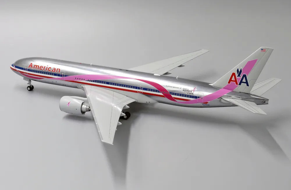 JCWINGS B777-200ER AMERICAN AIRLINES "PINK RIBBON" (POLISHED) REG: N759AN